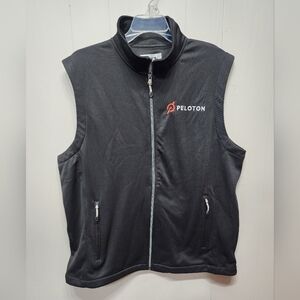 Peloton Vest Black‎ Medium Full Zip Casual Activewear Athletic Performance C90